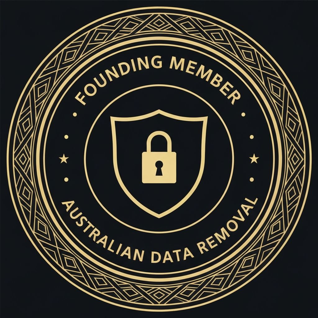 Australian Data Removal Founding Member Badge
